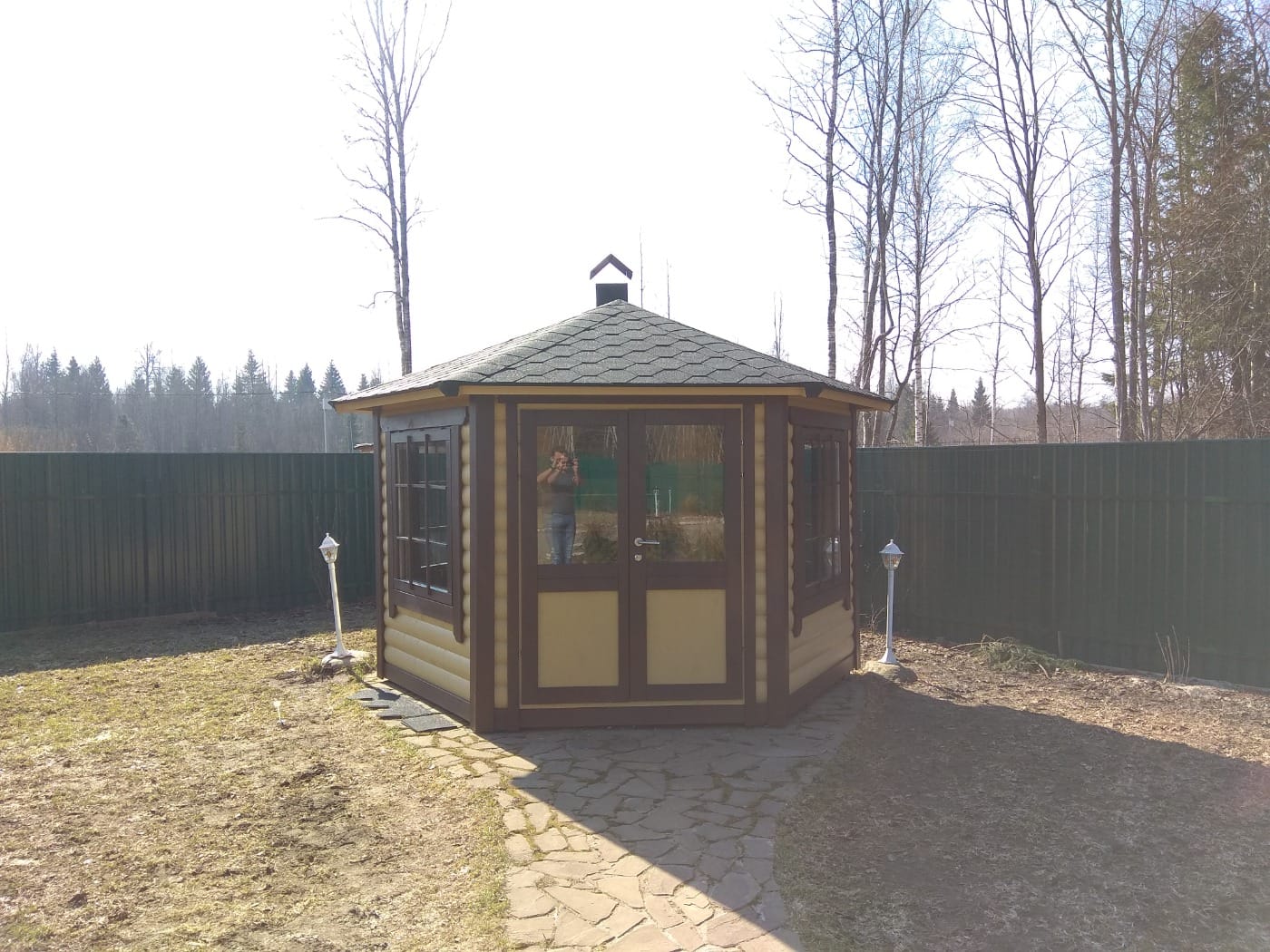 Гриль-беседка для дачи «Пикник», 9 м²